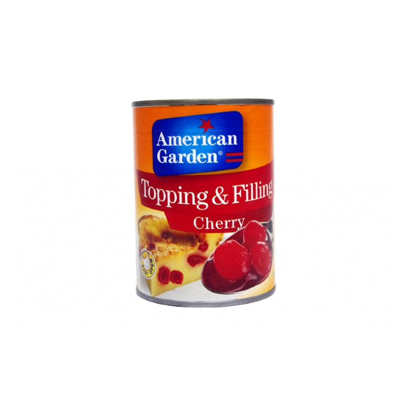 American Garden Cherry with topping and filling 595 g