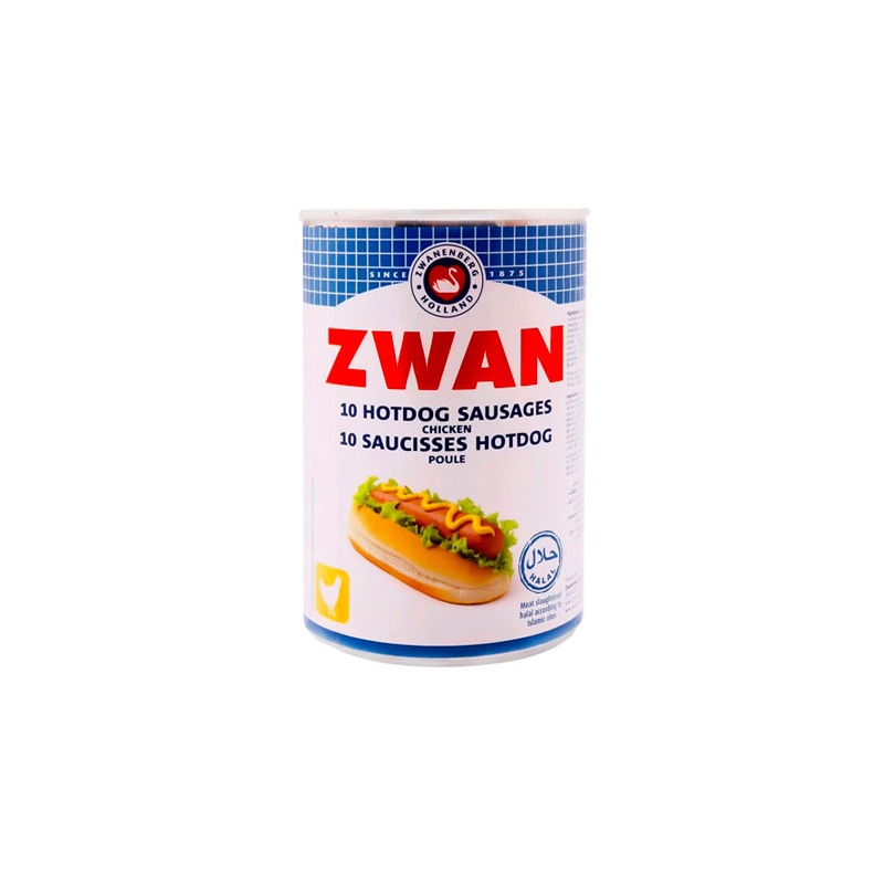 Zwan hot dog sausage 400 g