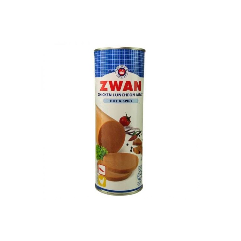 Zwan Ham Chicken Luncheon Hot & Spicy 850g