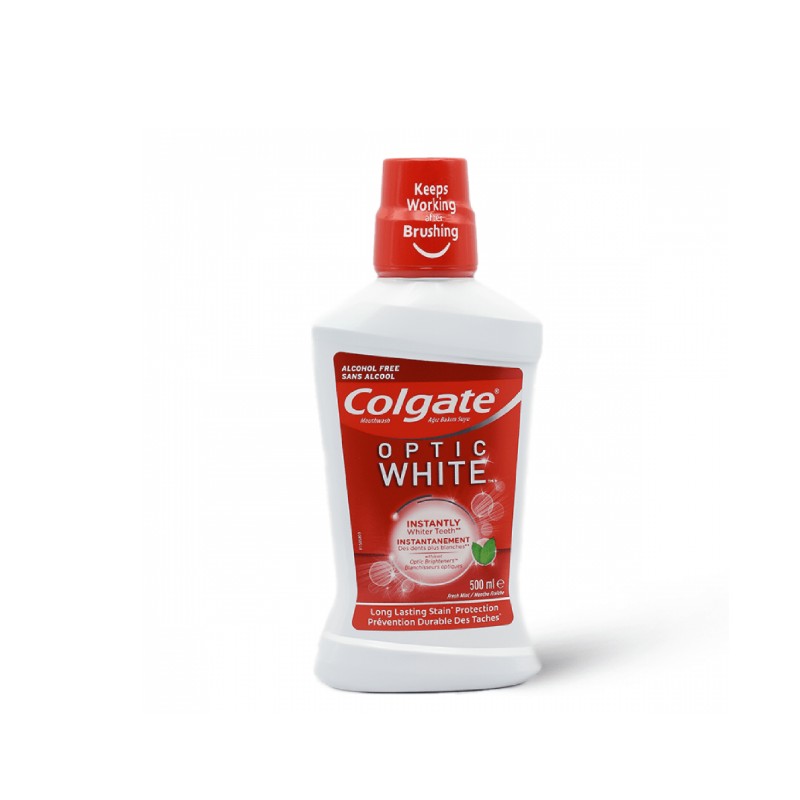 Colgate Optic White Mouthwash  500 ml