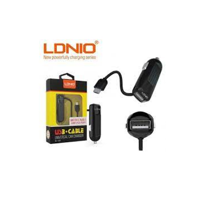 LDNIO DL-C25 car charger Micro USB + Cable