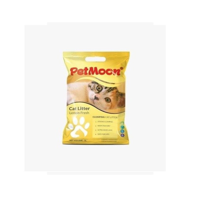 Petmoon Cat Sand Lemon Smell 5 Liters