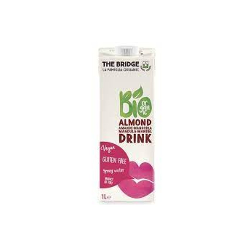 The Bridge Almond Milk 3% Organic Gluten Free 1 Liter