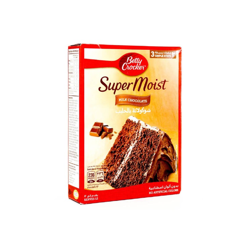 Betty Crocker Super Moist Milk Chocolate Cake Mix 500g