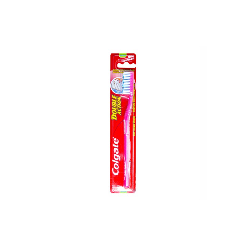 Colgate Toothbrush Double Action Coarse Bristles Medium