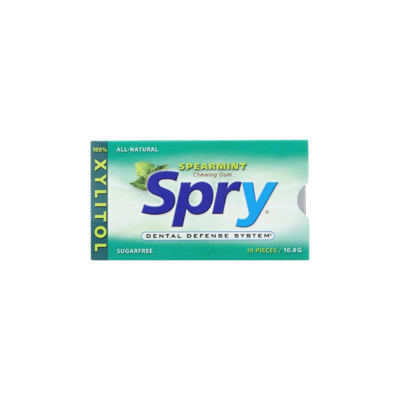 Spry Rublo Chewing Gum Sugar-Free Mint Flavor * 10
