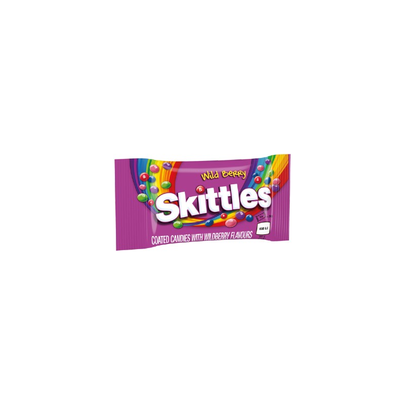 Skittles Candy In Sugar Cover Cranberry Flavor 38 G