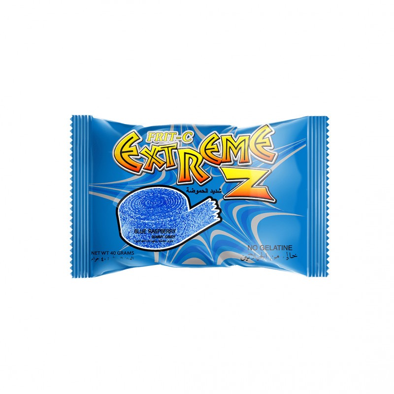 Extreme Sour Candy Blue Raspberry Flavor 40g