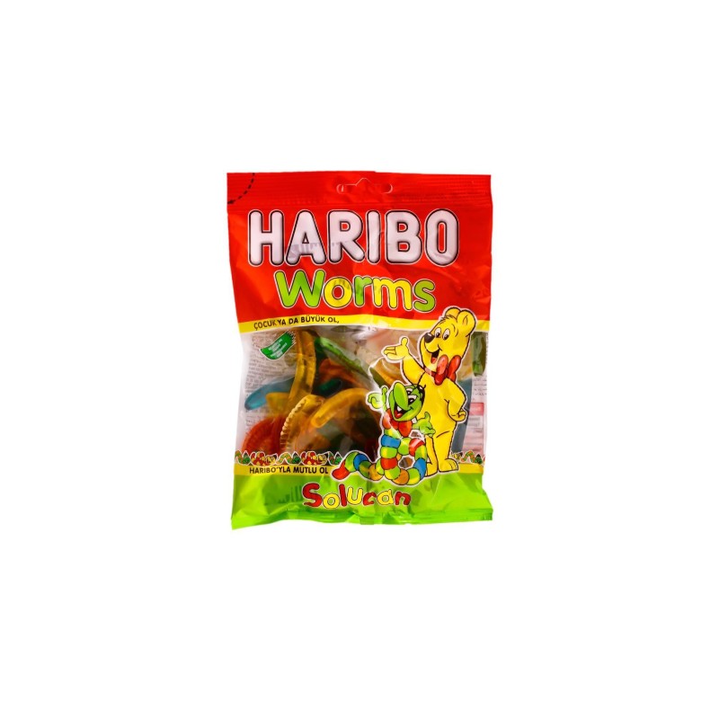 Haribo Jelly Candy Worm Fruit Flavor 160g