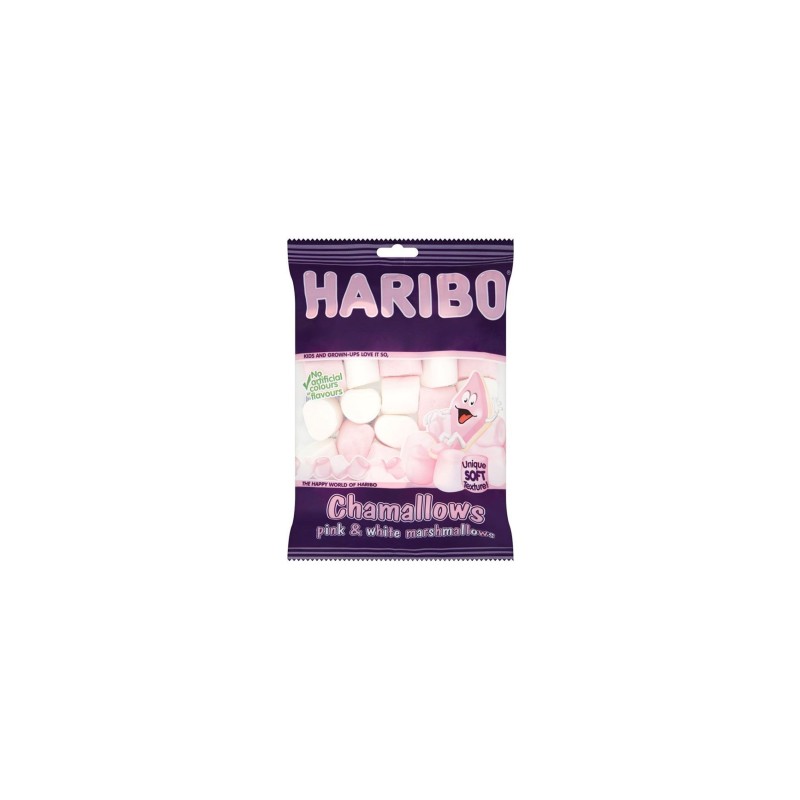 Haribo Marshmallow Candy White And Pink 70g