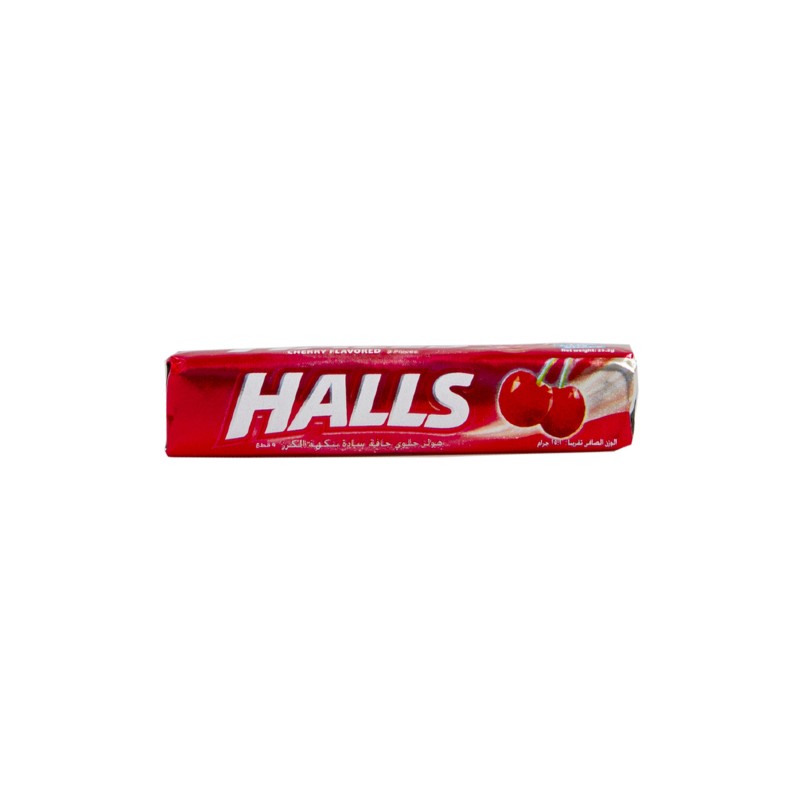 Halls Dry Candy Cherry Flavor 25.2 G
