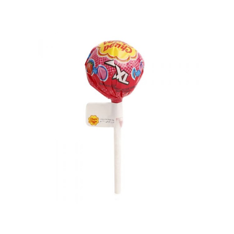 Chupa Chups Lollipops Stuffed Chewing Gum Strawberry 29g