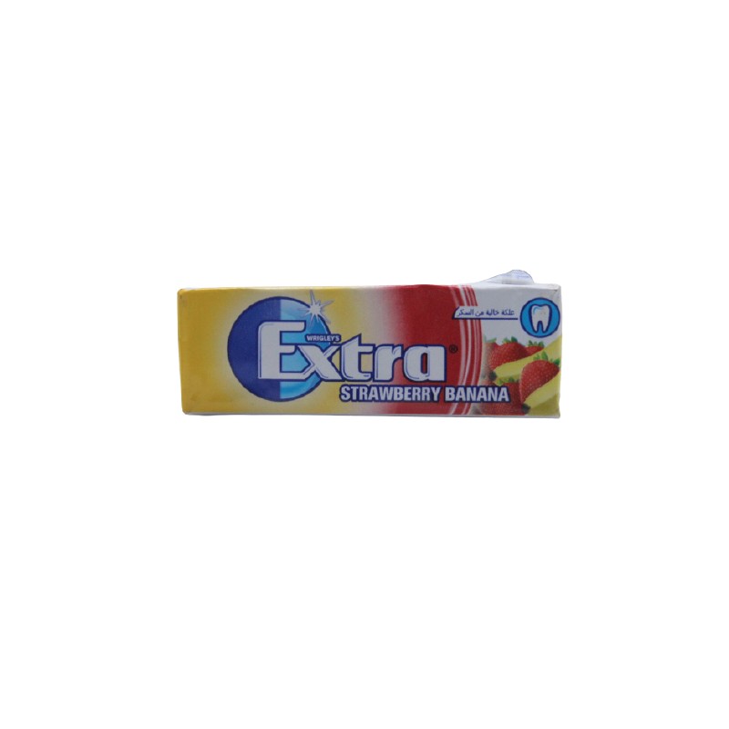 Extra Sugar-Free Chewing Gum Strawberry And Banana Flavor 13.6 G