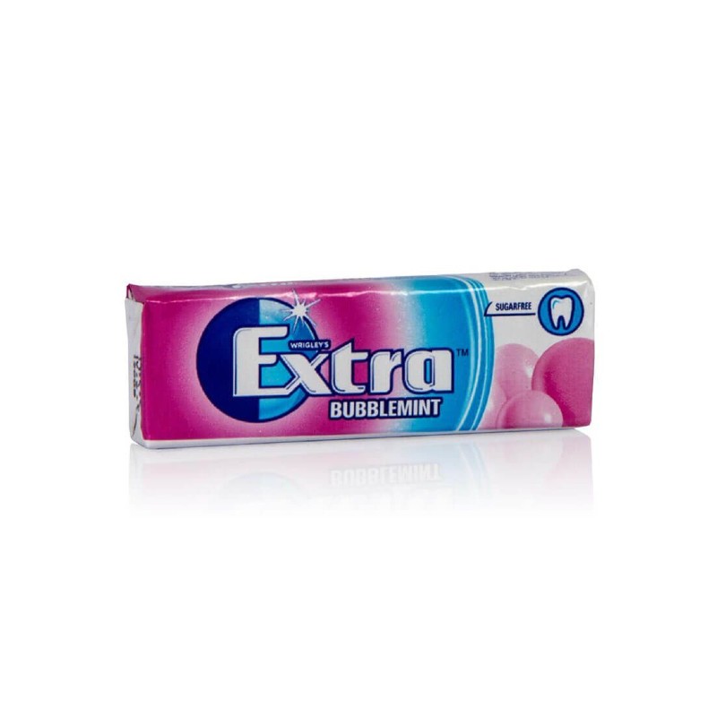 Extra Sugar-Free Chewing Gum Bubblemint Flavor 14 G
