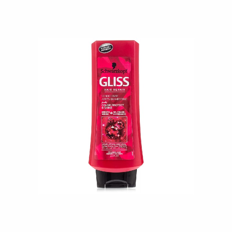 Gliss conditioner for very curly hair from the effects of dye 400 ml