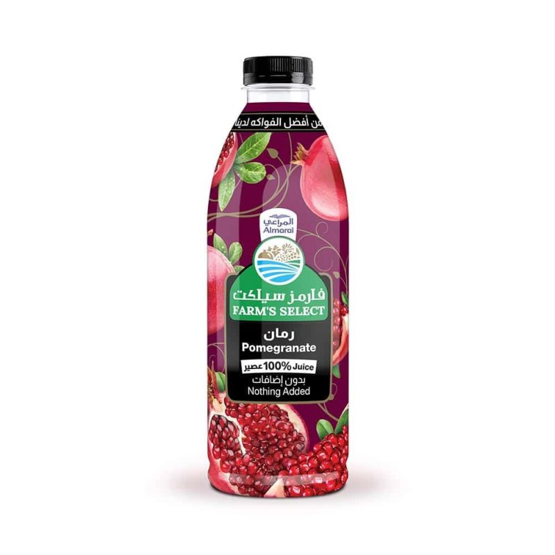 Almarai Farms Select Pomegranate Juice Without Additives 1 Liter