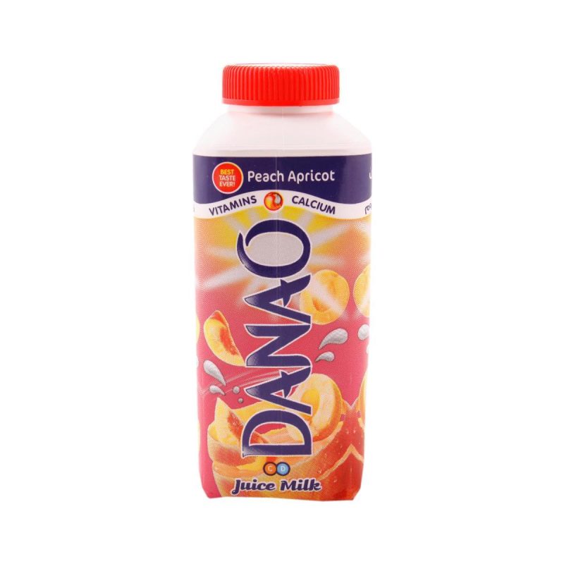 Danao Juice With Milk Peach And Apricot Flavor 180 Ml