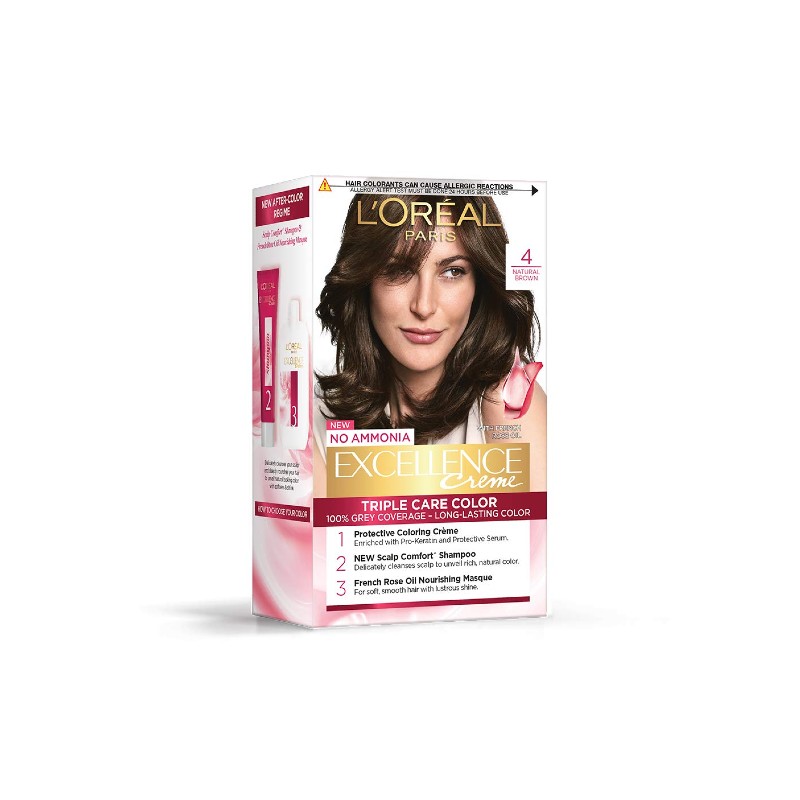 L’Oreal Excellence Hair Dye Brown #4 * 15% discount