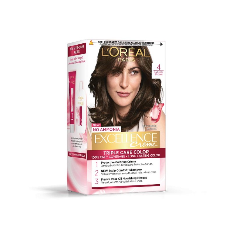 L’Oreal Excellence Hair Dye Brown #4