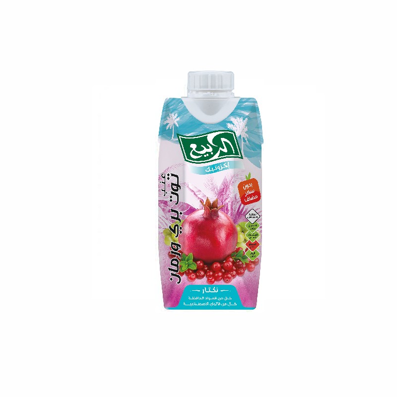 Al Rabie Exotic Berry And Pomegranate Juice Without Sugar 330 Ml
