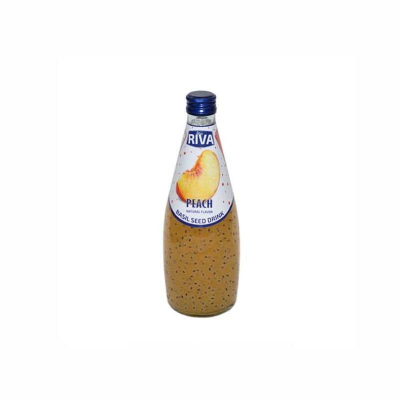 Riva Drink Basil Seeds With Peach Flavor 290 Ml