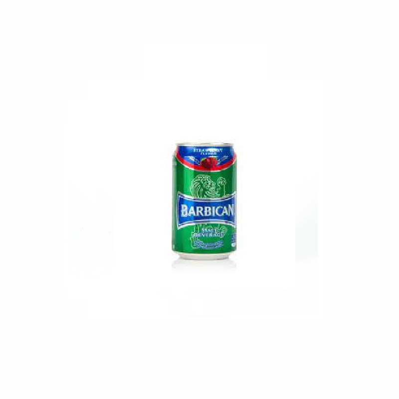 Barbican Canned Malt Soft Drink Strawberry Flavor 330 Ml