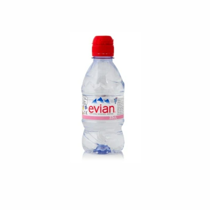 Evian Natural Mineral Water With Sport Cap 330ml