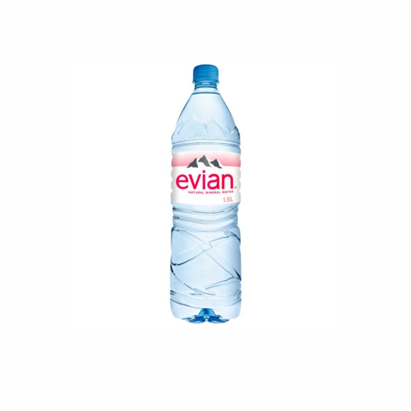 Evian Natural Mineral Water 1.5 Liter