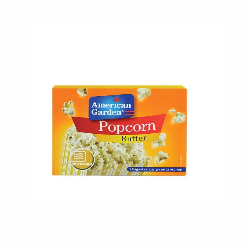 American Garden Corn Popcorn With Extra Butter 273g