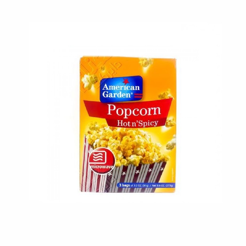 American Garden Corn Popcorn Hot & Spicy 273g