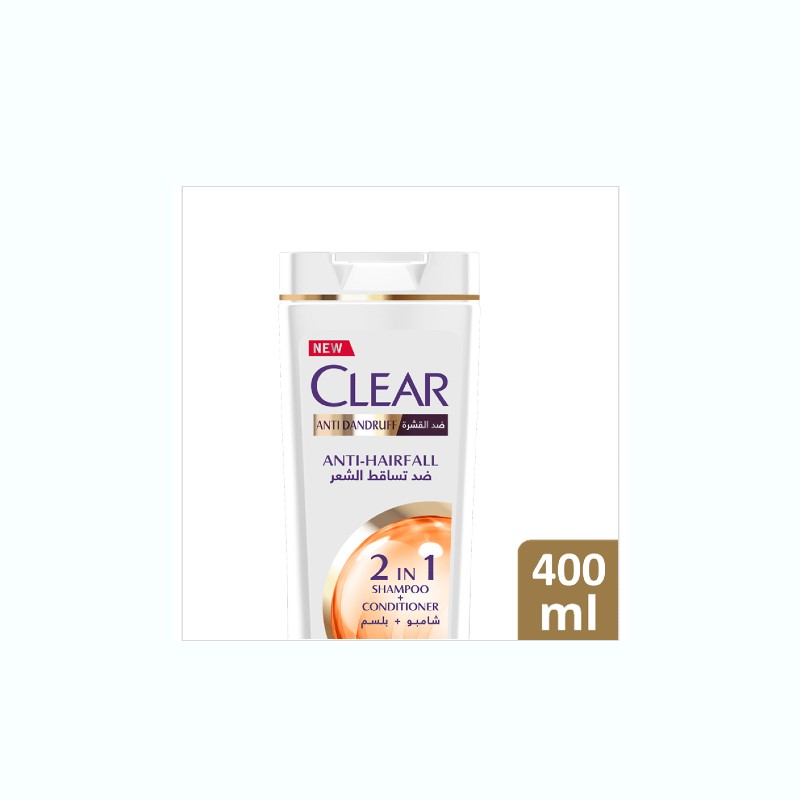 Clear Shampoo + Conditioner For Women Hair Against Hair Loss 400 Ml