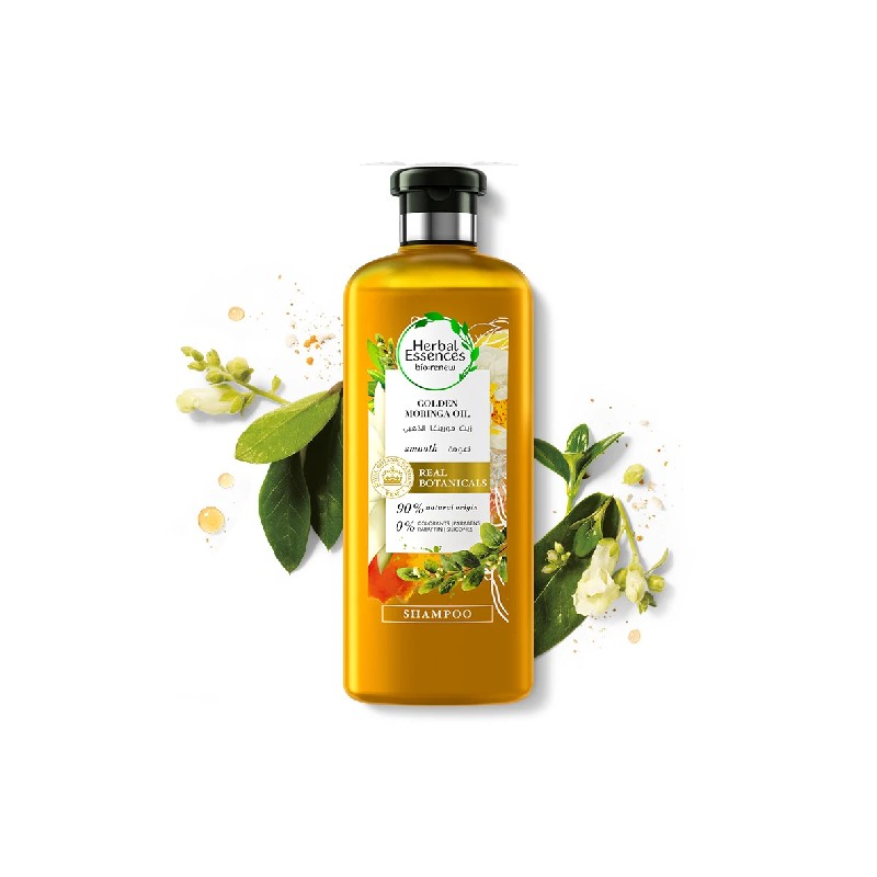 Herbal Essences Golden Moringa Oil Smoothing Shampoo 400 Ml