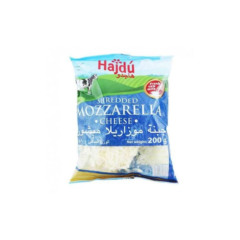 Hajdu Shredded Mozzarella Cheese 200g