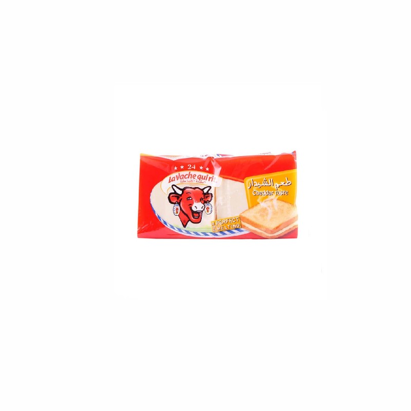 The Laughing Cow Slices Of Processed Cheese Taste Of Cheddar * 24