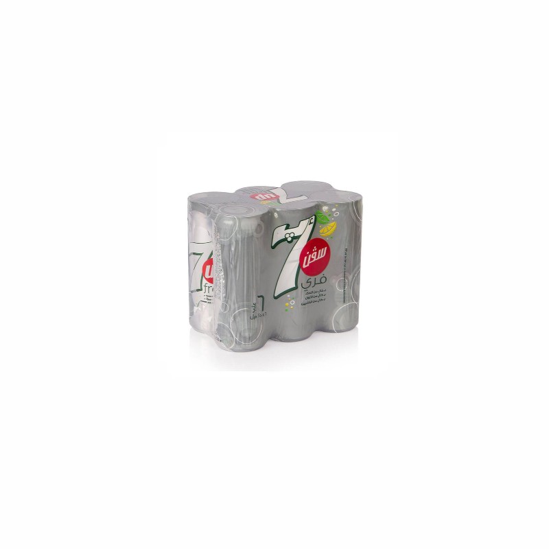 7Up Free Can 250 Ml * 6 Pieces