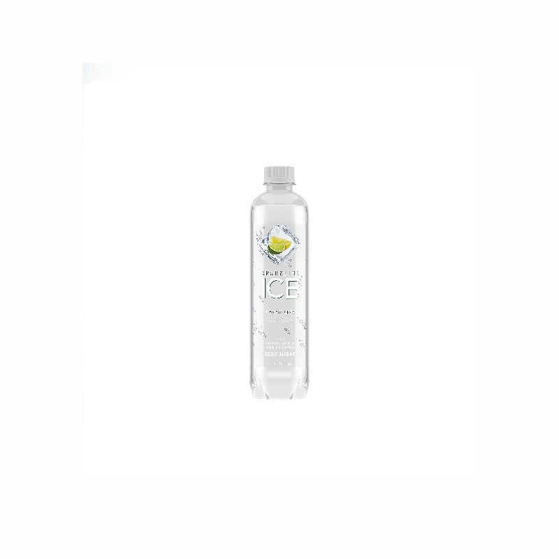 Sparkling Ice Water With Lime Flavor Without Sugar 502.8 Ml