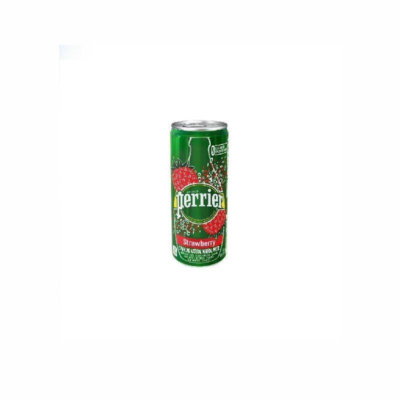Perrier Strawberry Carbonated Mineral Water 250 Ml