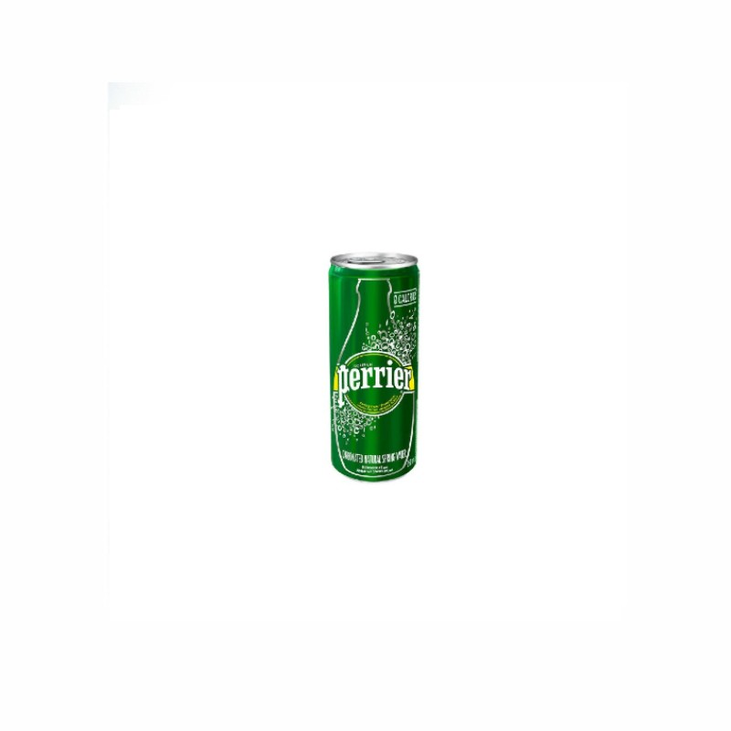 Perrier Carbonated Mineral Water Can 250 Ml