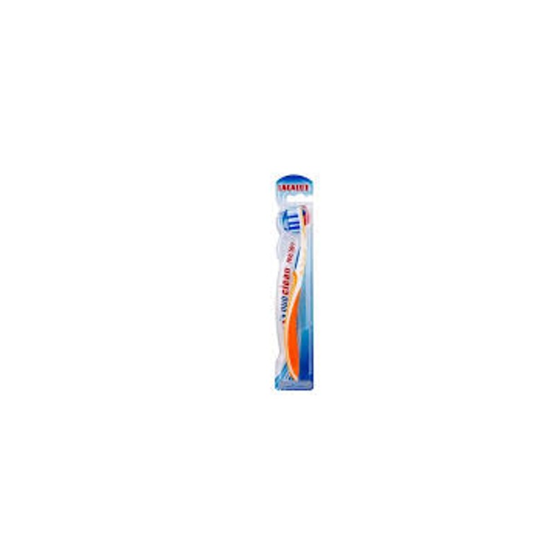 Lacalut Toothbrush Double Cleaning Coarse Bristles Medium