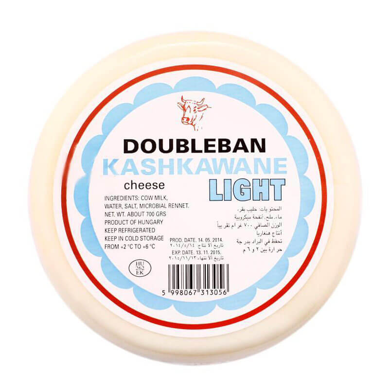Double Pan Hungarian Light Kashkaval Beef Cheese 700 g
