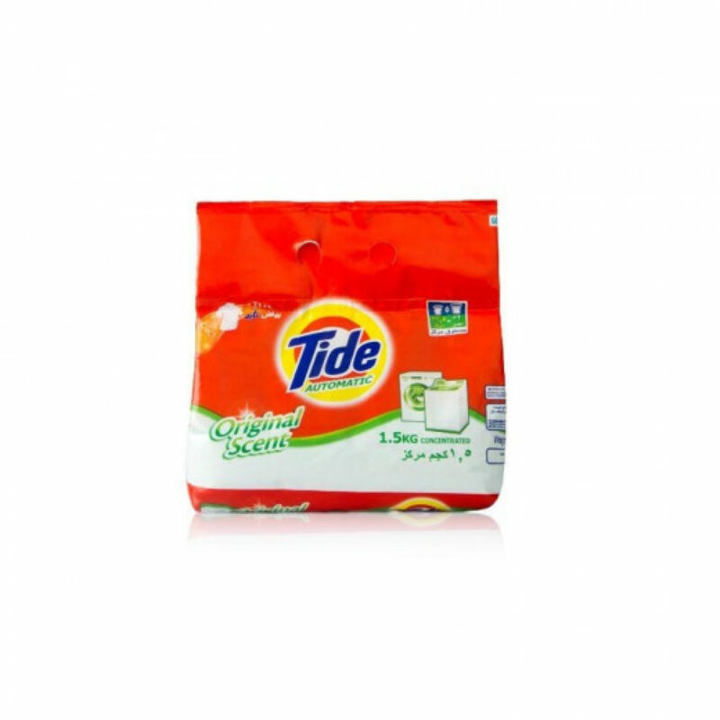 Tide Concentrated Laundry Powder Detergent Original 1.5 Kg