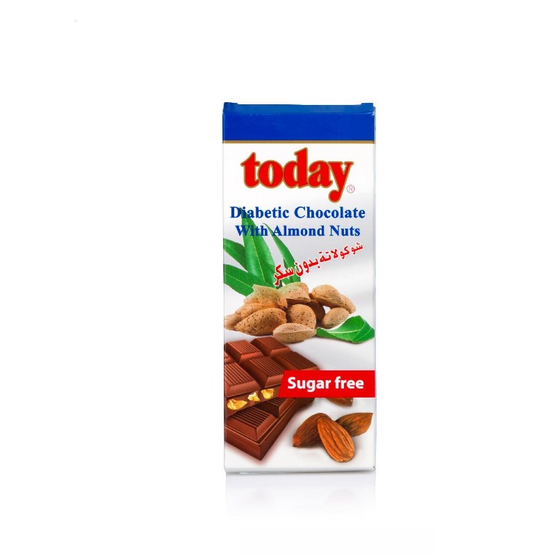 Today Diabetic Chocolate with Almond Nuts (65 g)