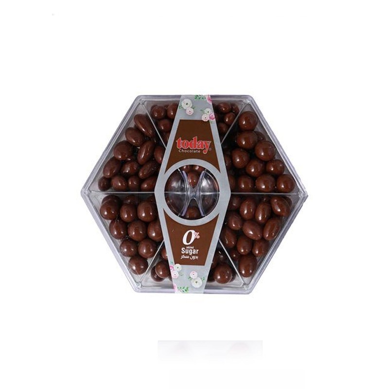 Today Chocolate Drajee Box Sugar Free 500g