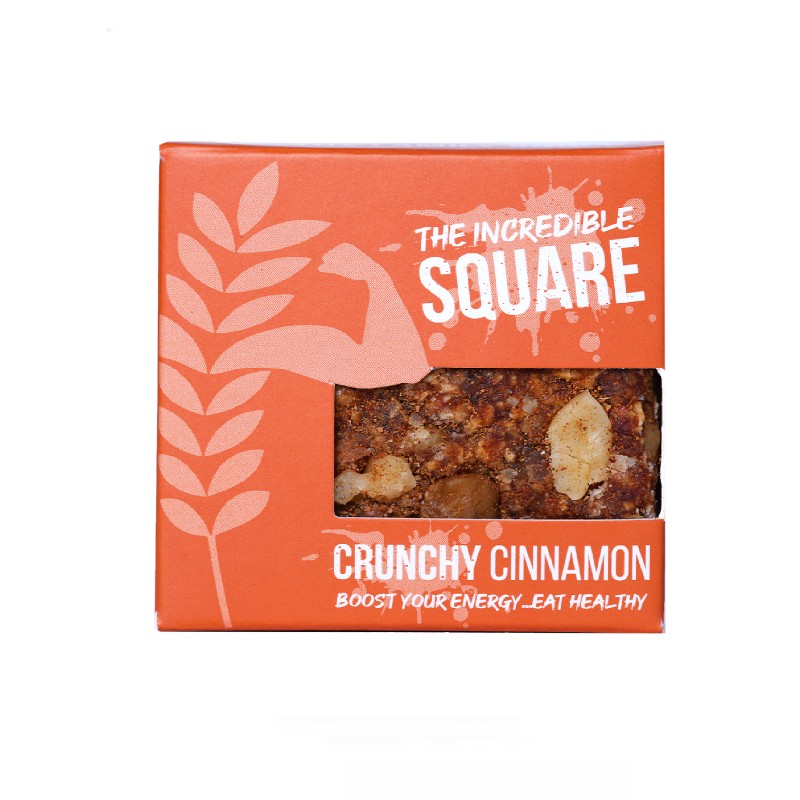 The Incredible Oat Square Crunchy Cinnamon Bar 35g