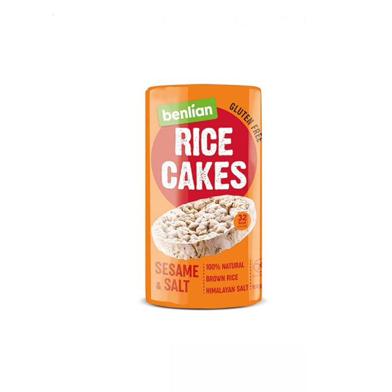 Benlian Rice Cakes Sesame Seeds and Salt 100g