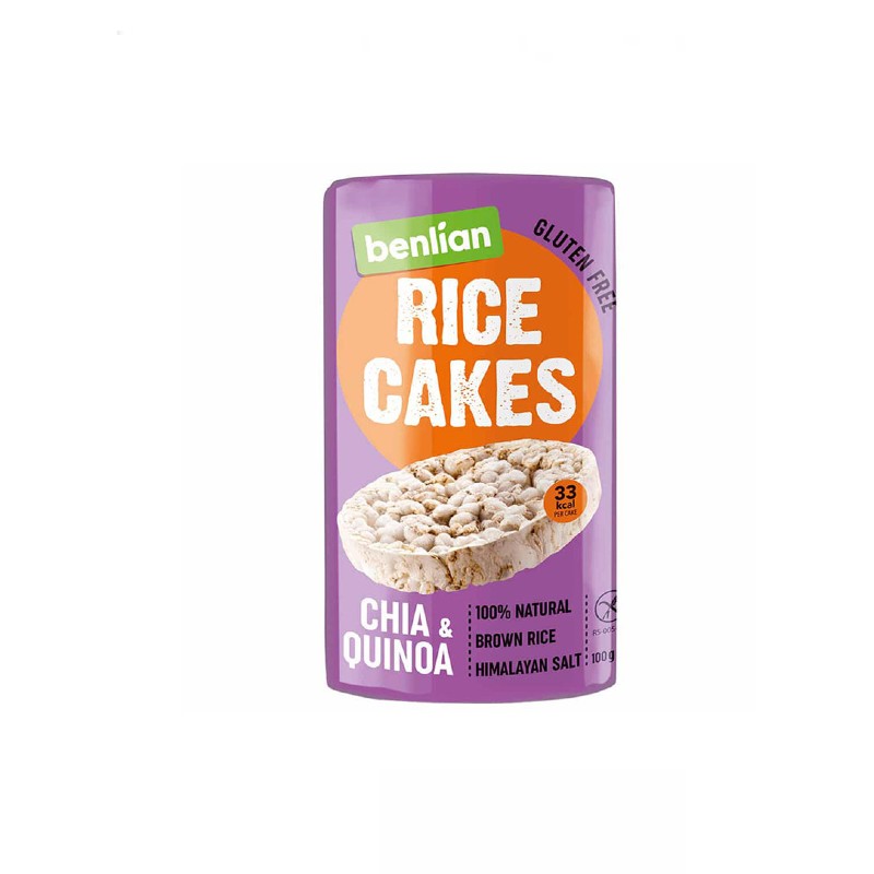 Benlian Rice Cakes Chia & Quinoa 100g