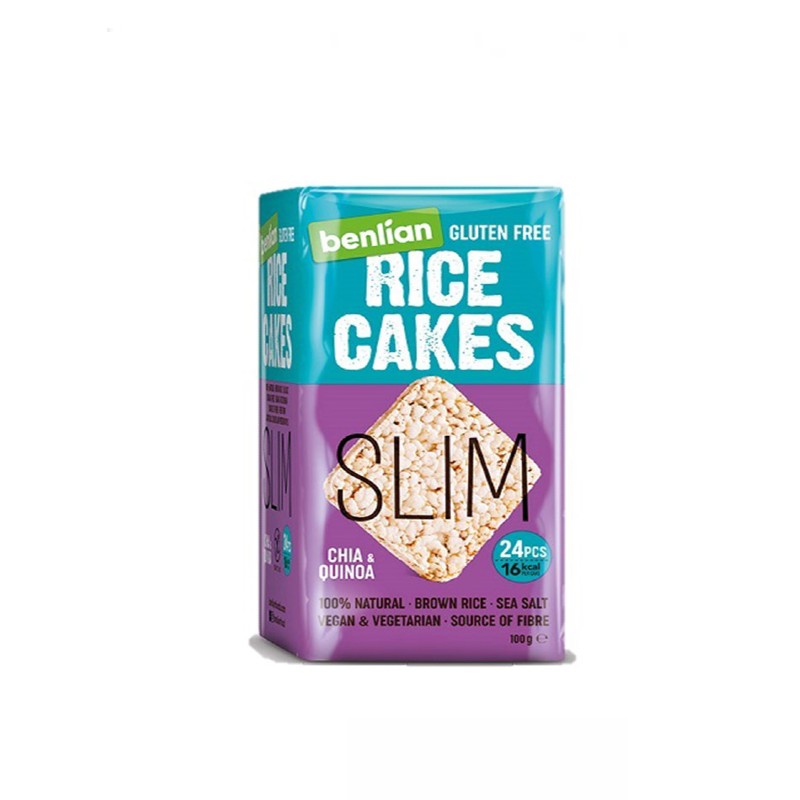 Benlian Slim Rice Cakes Chia and Quinoa 100g