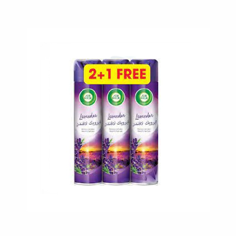 Air Wick Air Freshener Lavender 300ml 2+1 Free