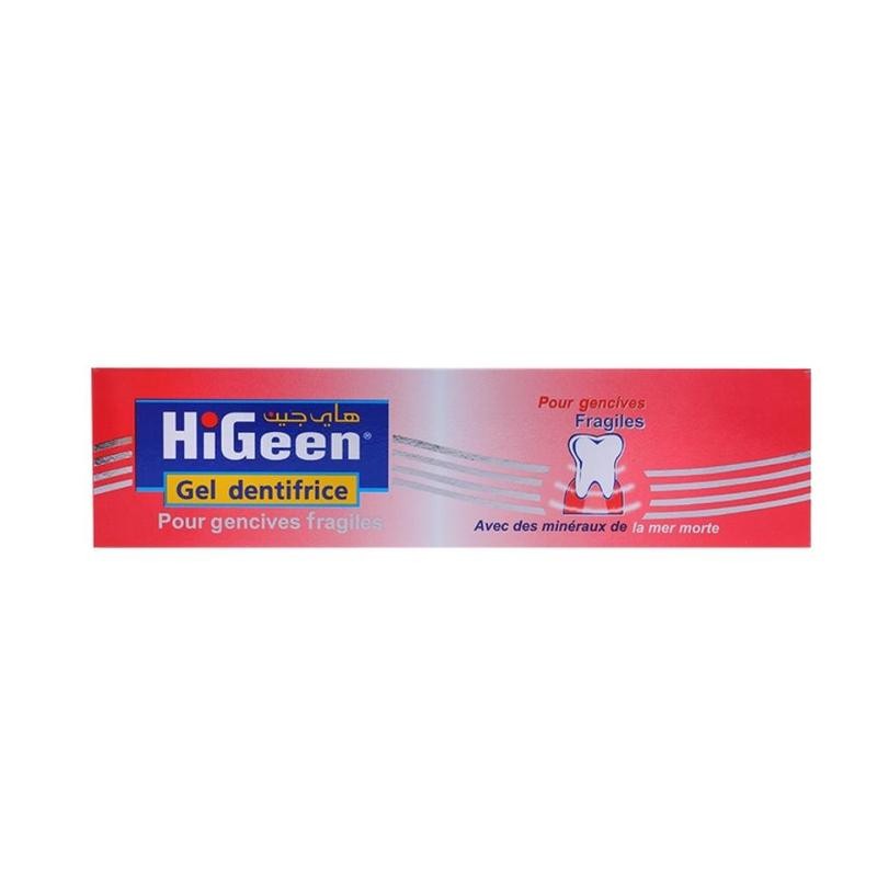 Higeen Tooth Gel For Weak Gums 125 Ml.Jpg