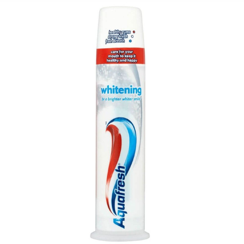 Aquafresh Whitening Toothpaste Pump 100ml